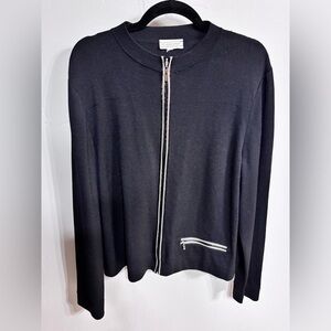 EUC St John Sport Classic Black Long Sleeve Sweater - Sz L/XL